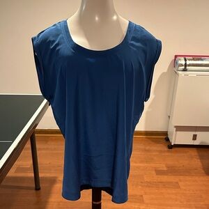 J. Crew Deep Blue Muscle Tee